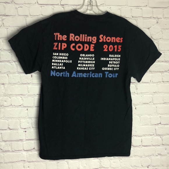 The Rolling Stones Zip Code 2015 Tour Tee. Sz.M - Picture 4 of 6